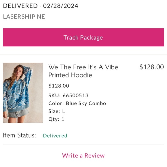 We The Free it’s a vibe printed hoodie by free people. - Picture 7 of 7